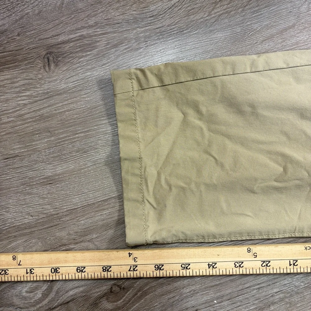 J Crew Tech Pants Mens 31x30 Stretch Active Performance Tan Brown